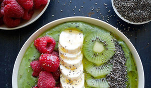 Avocado and Kale Smoothie Bowl